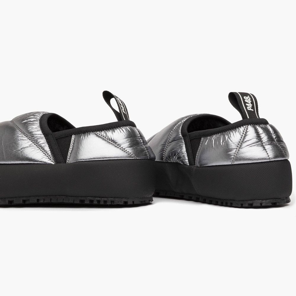 P448 Laby Silver Slip-On Sneakers Size : 38 or U.S size 7.5 - Picture 5 of 14